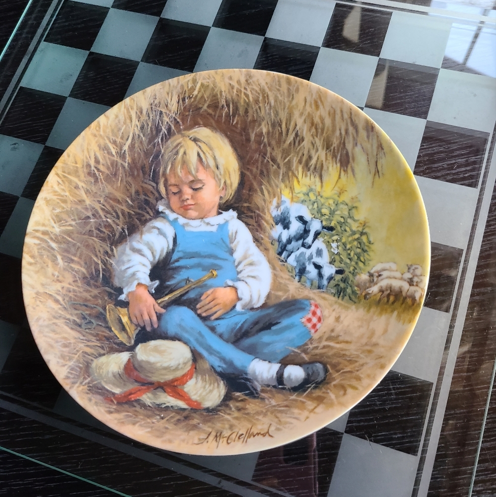 Little Boy Blue collector plate